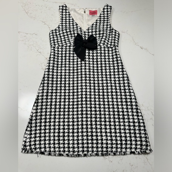 Kate Spade Houndstooth Tweed Dress - Picture 1 of 6